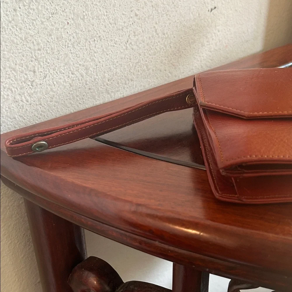 Mosart Custini Vintage Leather Wristket Clutch Bag